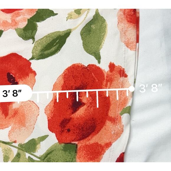 London Bridges Jessi Midi Dress Poppy Print Pockets Size Medium Fits 8-16 - Picture 4 of 4